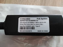 Divisor poe tipo c, gran oferta, usb 48v a 5v, potencia sobre ethernet 802.3af para raspberry