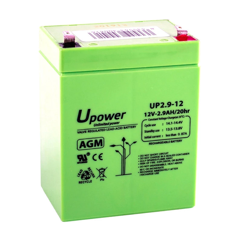 U UP2.9 12 Batería 12V 2.9Ah AGM recargable para UPS, juguetes, sistema de energía renovable, vehículos eléctricos|Baterías de AliExpress