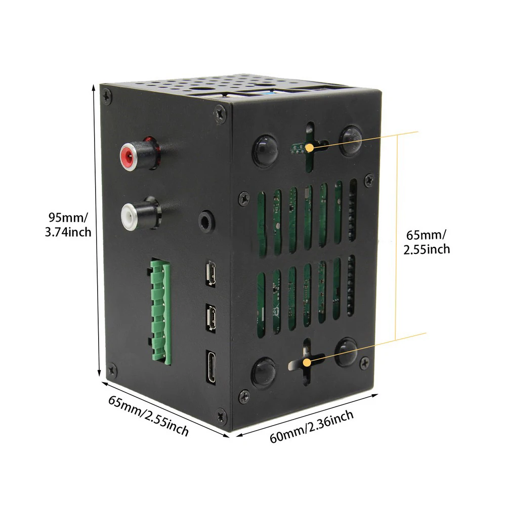 Taidacent Raspberry Pi 4 многофункциональная Плата расширения DAC X400 V3.0 аудио Плата PCM5122 DAC металлический корпус Raspberry Pi аудио ЦАП