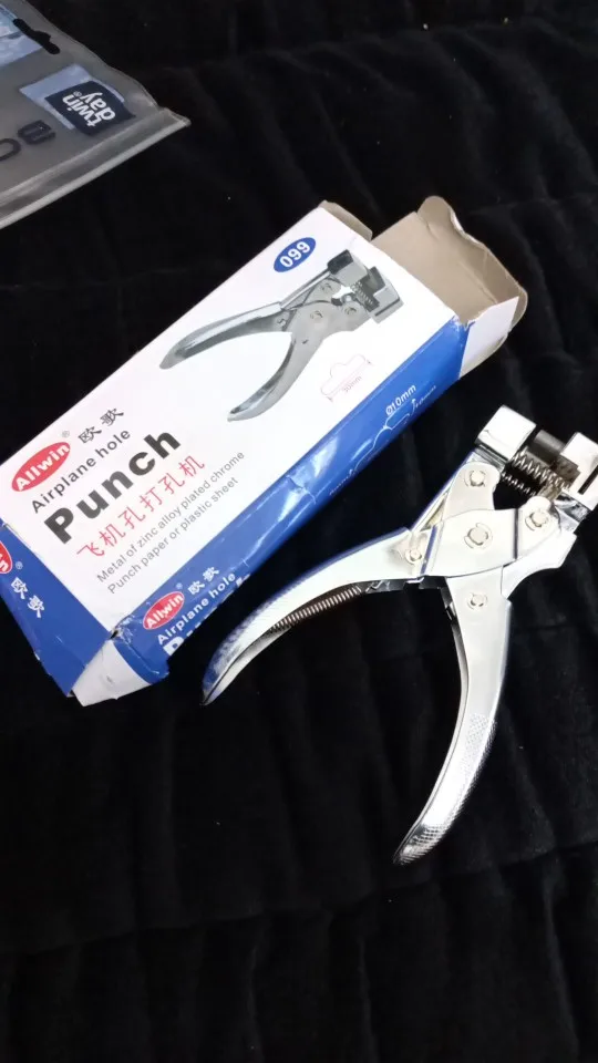 T Shape Hole Punch Slot Cutter Puncher Plier Holes Paper PVC
