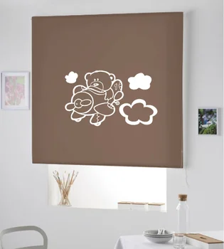 

Blind Iroa roll Child/Teddy Bear Aviator! ROLLER BLINDS TRANSLUCENT! (CAFE 100X175)