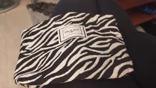 Bolsa para cosméticos de lienzo con estampado de leopardo para mujer, bolsa de maquillaje con cremallera resistente al agua, organizador de maquillaje para lavado de viaje, estuche de belleza