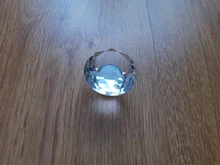 Furniture Hardware Wardrobe-Handle Drawer Pulls Cupboard Glass Knobs Cabinet-Door Diamond
