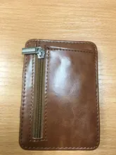 Cartera mágica de cuero para hombre, cartera pequeña con bolsillo para monedas, monedero, tarjetero, Clip para dinero en efectivo, 2021
