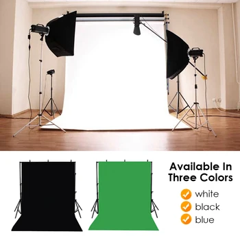 

Foldable Backdrop Cloth Color Polyester Plended Fabric Photo Background Studio Photography Screen Chromakey Black White Green