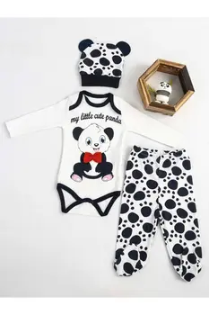 

Navy blue Newborn PCs set Baby The Zibin set