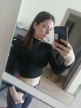 Womon-Camiseta de algodón calada para mujer, tops sexys de vendaje con espalda descubierta de manga larga, tops Harajuku ajustados, ropa de calle de punto