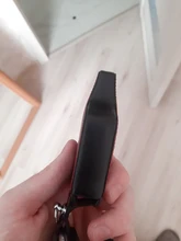 AndyGo-funda para llavero con alarma de cuero, funda para llavero con control remoto para Scher Kan, Scher-kan Magicar 5, 6 M5, M6