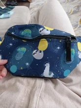 Deanfun-riñonera con estampado de dinosaurios para mujer, Cangurera con cinturón de viaje, regalo, 18015