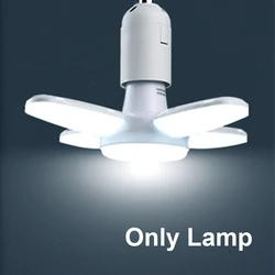 Foldable 28W LED Fan Blade Bulb for Versatile Home and Garage Lighting (AC 110V)