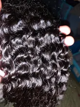 Alibele-pelo rizado malayo de ondas profundas, 1, 3, 4, oferta de extensiones de cabello humano, doble trama, No cepillado de pelo, tejido de 100G