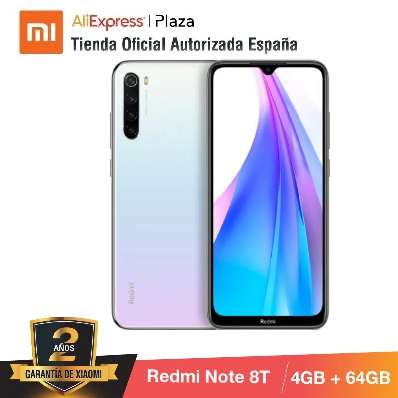  Note 8T (64GB ROM 4GB RAM 13MP Frontal Cámara Batería de 4000 mAh Android Nuevo Libre) [Teléfono Mo
