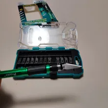 Proskit PD-398 arte Hecho A Mano cuchillo conjunto 13 + 1 hoja de aluminio mango de aleación modelo reparación bisturí cortadores para la reparación del teléfono