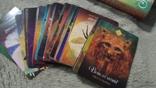 Las cartas del Tarot cubierta juegos inglés versión Tarot tarjeta el espíritu Animal Oracle juego de mesa para fiesta de la Familia Diversión jugando juegos