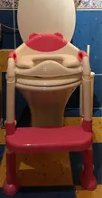 Plegable orinal infantil asiento para orinal respaldo formación silla con paso escalera taburete para bebé niños seguro baño orinales