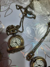 Reloj Vintage de bolsillo con movimiento de cuarzo para hombre y mujer, relojes de bolsillo de doble urna, 88 TT @ 88
