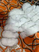 Maomaokong-Chaleco de piel de zorro Real Natural para mujer, 50CM, chaleco de piel de invierno, chaqueta, prendas de vestir a la moda silm, Chaleco de piel de zorro Real
