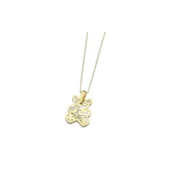 

Bear pendant yellow gold with Pearl 18K Jewelry