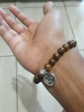 Pulsera elástica para hombres, brazalete de piedra Natural, Ojo de Tigre, 7 Chakras, cuentas de equilibrio de Yoga, pulsera de oración de Buda