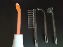 KONMISON-varita de electroterapia de alta frecuencia tubo de cristal, eliminador de acné y puntos, masajeador de belleza para Spa y cuerpo