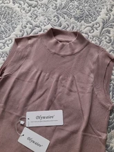 Knitted Vest Tank-Tops Bottoming Elasticity Half-High-Collar Sexy Female Summer Women Sleeveless