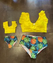 Bañador a juego para madre e hija, ropa de playa, traje de baño para mamá e hija