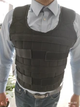 Chaleco de peso para entrenamiento de pesas y boxeo, equipo de gimnasio, Ajustable, chaqueta, ropa de arena, 30kg