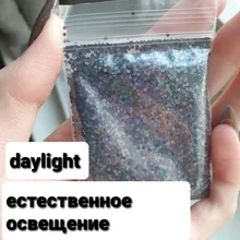 Pigment-Polish Nail-Art-Decorations Glitter-Powder-Flakes Manicure Gold Silver Chrome