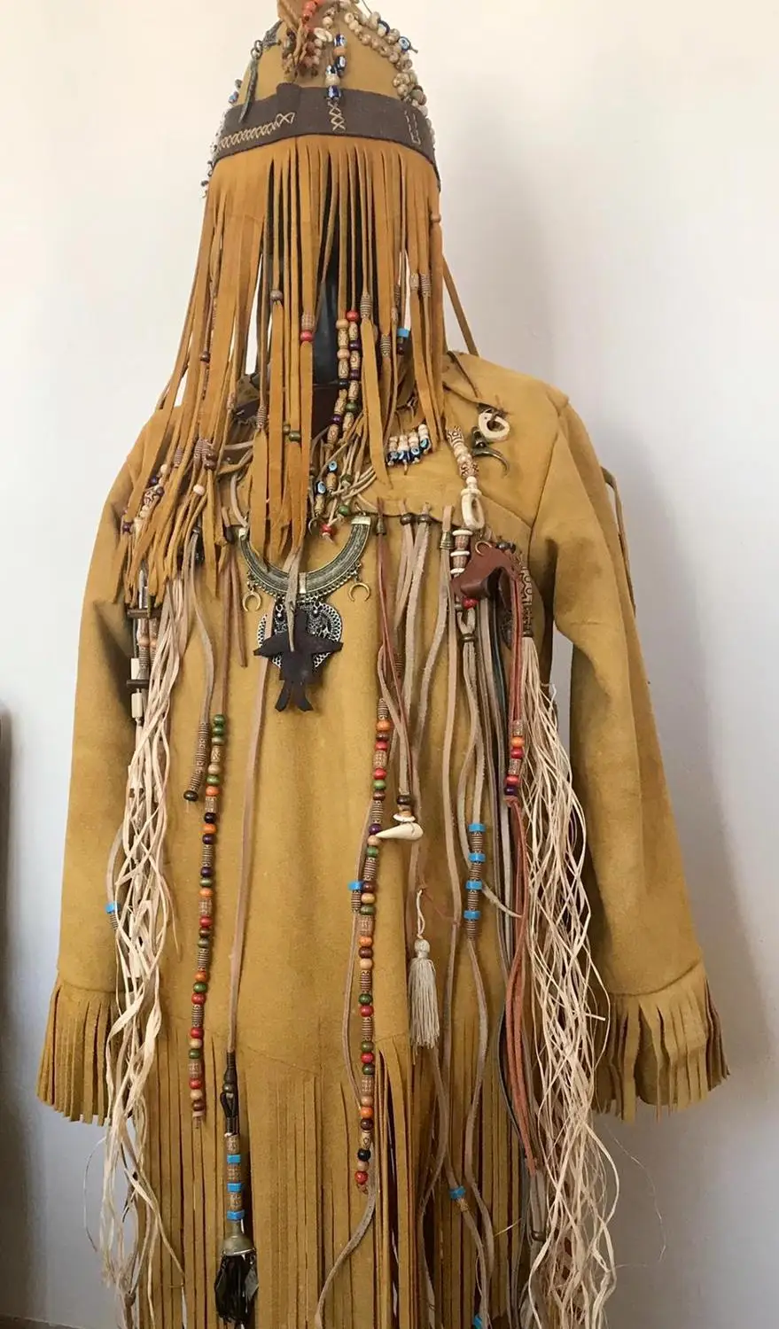 

Shaman Dress Clothing Costume Accessories Drum Set Shamanic Healing Ceremonie Larp Costume