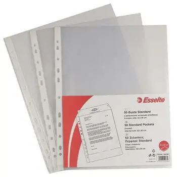 

Pocket wallet Esselte - A4 210 mm x 297mm-rectangular-Polypropylene-50/pack-TrasparenteESSELTE2.17