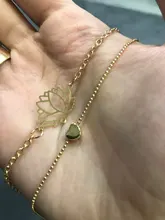 Pulseras de oro de loto hueco para mujer, pulsera de Navidad, regalo de joyería, 2021