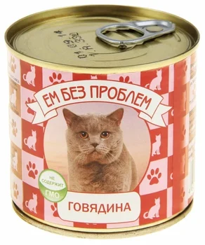 

I eat without problems canned food for cats (Pate), beef, 250g.