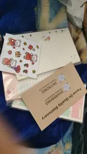 Hojas sueltas Kawaii A5 A6, recambio de papel, carpeta espiral, índice de páginas internas, planificador diario semanal mensual, Agenda, 2021, 45 hojas