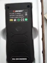 Medidor de distancia láser SNDWAY, telémetro Digital, 120m, 100m, 70m, 50m, regla de nivel electrónico