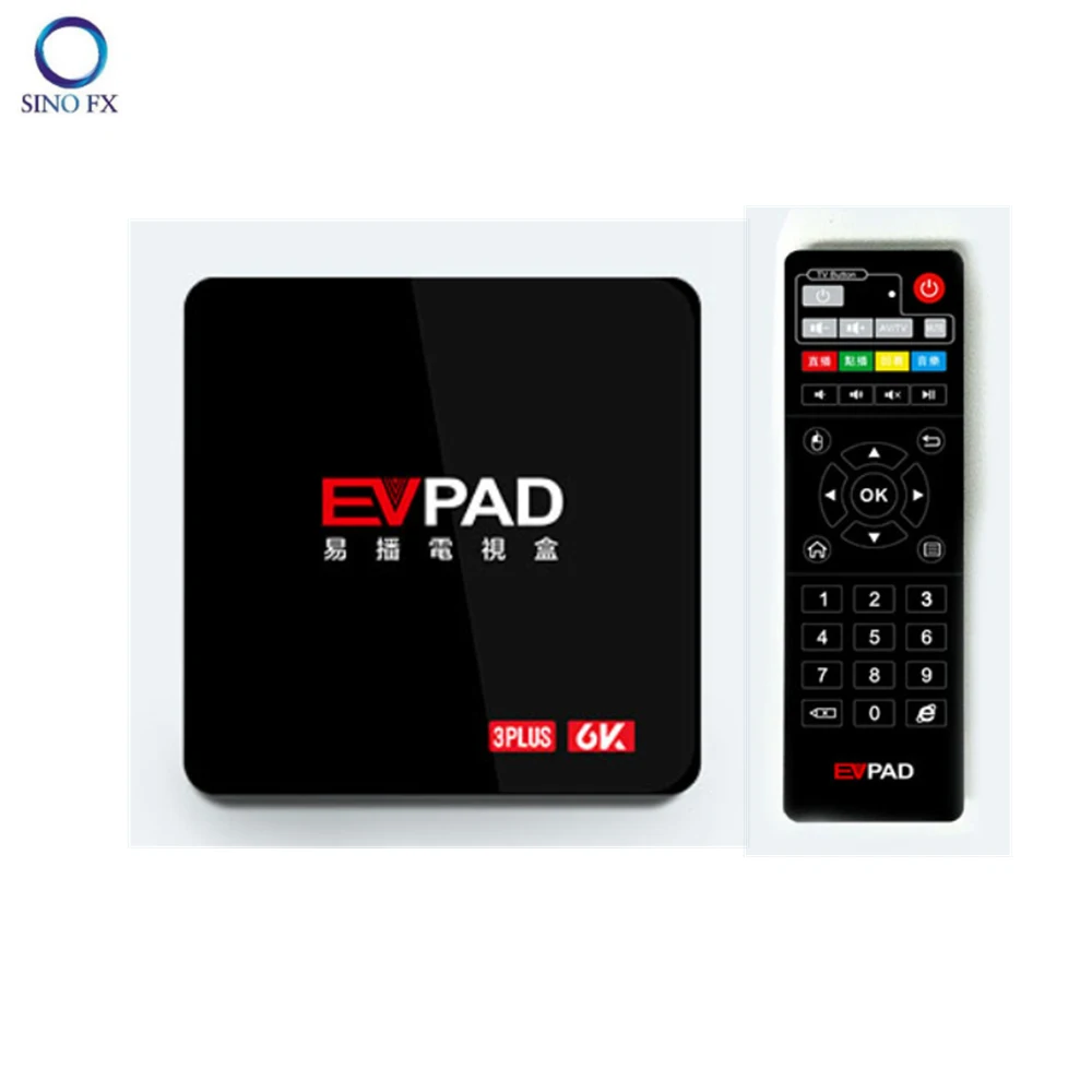 EVPAD 3 плюс Обновление 3D Blu-Ray Android tv BOX 2G32G с бесплатным ТВ Корейский Японский малайский SG CN HK TW Таиланд индонезийская Америка