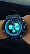 SKMEI-reloj deportivo para hombre, estilo militar, cronógrafo masculino, digital, LED, resistente al agua