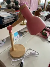 Desk-Lamp Eye-Protection Wooden Bedroom Reading LED Home-Decor Living-Room Creative Nordic