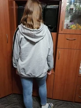 Sudadera con capucha Harajuku para mujer, ropa de gran tamaño con cremallera, Jersey de manga larga con capucha, abrigo Regular, sudadera informal de estilo coreano