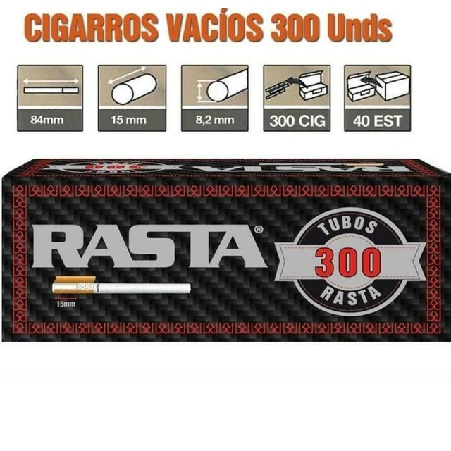 Tubos para rellenar cigarrillos de tabaco