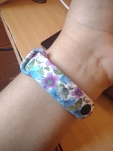 Pulsera de flores de colores para XiaoMi band 3, 4 y 5, correa de muñeca con grafiti a la moda para Xiaomi Mi band 5, 4 y 3, correa de repuesto para reloj