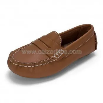 

Leather loafers camel, brand D'Bebé