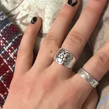 Anillo de flores silvestres para mujer, sortija de flor de diente de león tallada sencilla, sortija Floral de margaritas, sortija de Narciso para niña, declaración de regalo