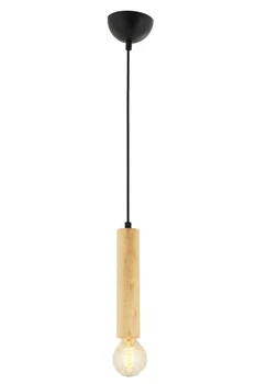 

AVONNI AV-1651-1N Black Painted Pendant, E27, Wooden, 6cm