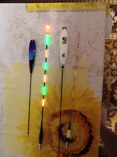 Flotador de pesca inteligente, alarma de mordedura de pez, cebo de mordedura de pez, luz LED, cambio de Color automático, boya electrónica de noche para pesca de invierno, nuevo