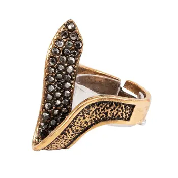 

Women's ring dimensionless zigzag 55340