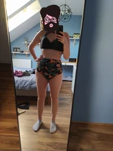 Bikini Bodysuit Biquini Swimwear Women Sexy HALTER High-Waist Plus-Size Summer XXL