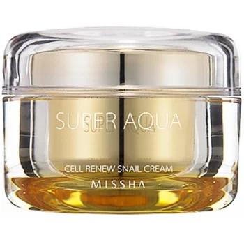 

Face cream with snail mucus extract MISSHA Super Aqua Cell Renew Snail Cream