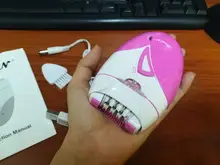 Depiladora recargable por USB para mujer, Afeitadora eléctrica para mujer, afeitadora de Bikini, depiladora corporal para piernas