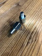 Par de adaptadores de espejo trasero para motocicleta, M10, 10MM, M8, 8MM, 6MM, en sentido horario, antihorario, tornillo cambiador de rosca para mano derecha e izquierda