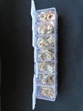 420 unids/caja kit para hacer joyas, collar, cadena, ganchos del pendiente del alfileres de cabeza saltar anillos langosta cierre DIY conjunto de fornituras para joyería suministros